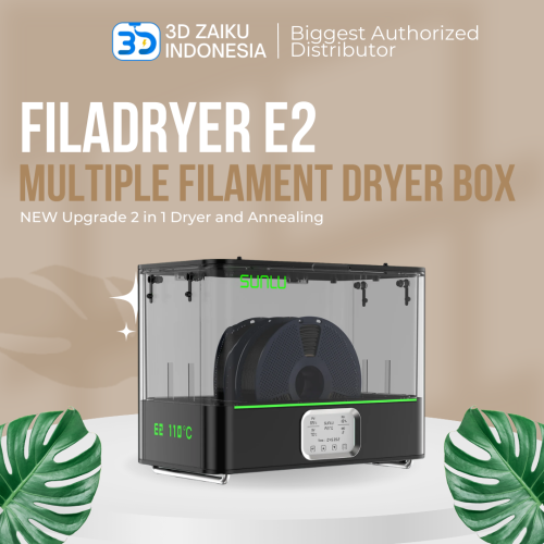 Sunlu Filadryer E2 Multiple Filament Dryer Box Storage NEW Upgrade 2 in 1 Dryer and Annealing
